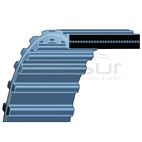 CORREA DS8M DENTADA (220 DIENTES) 20x1760 ADAPTABLE A HUSQVARNA CTH180. RBH180 - motoscamaralweb.com