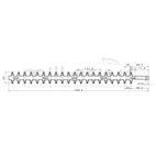 PEINE CORTASETOS EXTERIOR 784MM ADAPTABLE A EFCO TS330. TS355 ... - motoscamaralweb.com