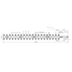 PEINE CORTASETOS INTERIOR 790MM ADAPTABLE A ALPINA TS25 ... - motoscamaralweb.com