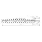 PEINE CORTAS. UNIVERSAL 635 mm.( MARUYAMA.ZENOAH.) - motoscamaralweb.com