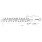 PEINE CORTASETOS INTERIOR Y EXTERIOR 670MM ADAPTABLE A STIHL HS45 ... - motoscamaralweb.com