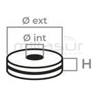 POLEA TRACCION CASTEL-GARDEN - ANOVA CC6 - CC461T - motoscamaralweb.com