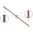 EJE TRANSMISION HUSQV. 240R. 245R 4 estrias / rosca 10mm - motoscamaralweb.com