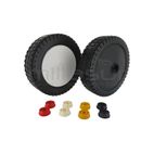 RUEDA UNIVERSAL CORTACESPED 150mm - REDUCTORES DE 8. 10. 12. 12.7mm - motoscamaralweb.com