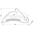CUCHILLA DE EMPACADORA ADAPTABLE A CLAAS QUADRANT 2200 RC. ... - motoscamaralweb.com