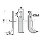 CUCHILLA MOTOAZADA GOLDONI 190X80 DRCH - motoscamaralweb.com