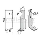 CUCHILLA MOTOAZADA AGRIA DERECHA - motoscamaralweb.com