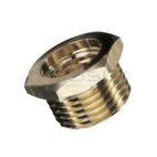 REDUCTOR CONECTOR MANGUERA HIDROLIMPIADORA 3/8 MCH / 1/4 HEM - motoscamaralweb.com