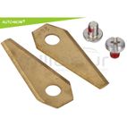 JUEGO 9 CUCHILLAS Y TORNILLOS ROBOT CORTACESPED BOSCH INDEGO - motoscamaralweb.com