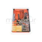 KIT DE AFILADO TIPO STIHL - MANGO. GUIA PROFUNDIDAD. UTIL LIMPIEZA. LIMA PLANA. 3 LIMAS REDONDAS - motoscamaralweb.com