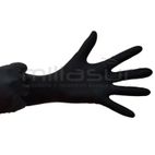 CAJA DE 100 GUANTES TALLER NITRILO NEGRO - TALLA M - motoscamaralweb.com