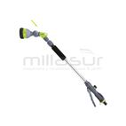 LANZA TELESCOPICA Y PISTOLA CON CABEZAL AJUSTABLE PARA RIEGO - motoscamaralweb.com