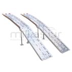RAMPAS ALUMINIO PLEGABLES CURVAS 2260 X 300 ( HASTA 1360 KGS./JUEGO) - motoscamaralweb.com