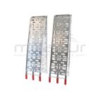 RAMPAS ALUMINIO PLEGABLES CURVAS 2260 X 300 ( HASTA 1360 KGS./JUEGO) - motoscamaralweb.com