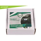 PACK 4 LUCES SOLARES JARDIN - AUTO-MOW - LUZ AZUL - motoscamaralweb.com