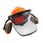 CASCO FORESTAL CON PANTALLA Y AURICULARES - motoscamaralweb.com