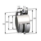 RETÉN MECANICO DE SILICIO - BA4C20 RESISTE ARENA Y ALTAS TEMPERATURAS - motoscamaralweb.com