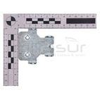 PLACA SUJECION CORTA TAPA DESCARGA LATERAL CC246T (36). CC251TA (43). CC451T (53) - motoscamaralweb.com