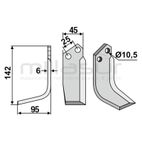 CUCHILLA MOTOAZADA FERRARI MC68 L - motoscamaralweb.com