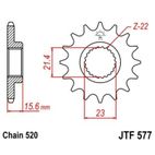 Piñón con goma anti-ruido JT SPROCKETS acero 577 - 520 - motoscamaralweb.com