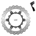 Kit disco de freno sobredimensionado NG BRAKES ondulado flotante - motoscamaralweb.com