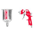 PISTOLA SPRAY 1.5MM EMTOP - 400cc - 3-4 BAR - PARA COMPRESOR - motoscamaralweb.com