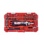 DESTORNILLADOR CON PUNTERAS Y LLAVES INTERCAMBIABLES - 55 PCS - E.MTOP - motoscamaralweb.com