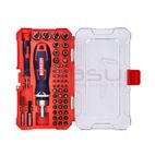 DESTORNILLADOR CON PUNTERAS Y LLAVES INTERCAMBIABLES - 55 PCS - E.MTOP - motoscamaralweb.com