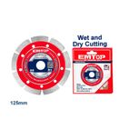 DISCO DIAMANTE HORMIGON AMOLADORA 125MM 7.5MM EMTOP - motoscamaralweb.com