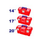 SET 3 CAJAS HERRAMIENTAS 14 17 20 EMTOP - APRIETE METALICO - motoscamaralweb.com