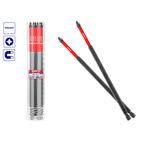 CONJUNTO 10 PUNTERAS DESTORNILLADOR IMPACTO (PH2 - 250mm) EMTOP - motoscamaralweb.com