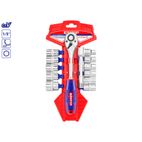 JUEGO 13 PIEZAS 1/2 Cr-V EMTOP (INCLUYE VASOS 10-24 Y EXTENSIÓN) - motoscamaralweb.com