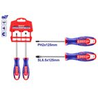 SET 2 DESTORNILLADORES Cr-V EMTOP (SL6.5x6x125 - PH2x6x125) - motoscamaralweb.com