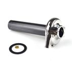 Acelerador vintage cromado Domino Rally sin puños 3942.03.60- motoscam