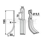 CUCHILLA IZQUIERDA (195x35) - motoscamaralweb.com