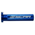 Tubo del acelerador SCAR Aluminio-azul- motoscamaralweb.com