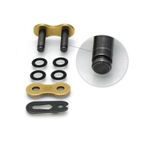 Enganche de cadena DID 520VX3 - Oro Cierre rápido - motoscamaralweb.com