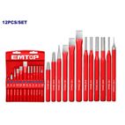 JUEGO CINCELES Y PUNZONES ACERO EMTOP - motoscamaralweb.com