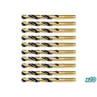 BOLSA 10 BROCAS TALADRO HSS (3MM - 61MM) - motoscamaralweb.com