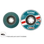 DISCO LIJA MILHOJAS P60 - ZIRCONIO - AMOLADORA 125MM - motoscamaralweb.com