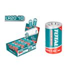 CAJA EXPOSITOR 24 PILAS ALCALINAS 1.5V LR20 D18000mAh TOTAL (12 blister de 2 uds) - motoscamaralweb.com