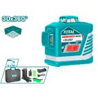 NIVEL LASER 360º BATERIA - 30M TOTAL (INCLUYE CARGADOR. GAFAS. CONECTOR. SOPORTE 3D) - motoscamaralweb.com