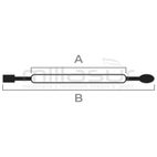CABLE ACELERADOR KAWAS.TD40. TD48. TH43. TH48 CORTO - motoscamaralweb.com