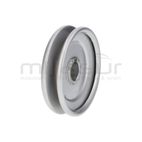 POLEA METALICA TROPEZOIDAL 88.9 X 19 - CHAVETERO 4.8 - motoscamaralweb.com