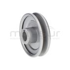 POLEA METALICA TROPEZOIDAL 88.9 X 19 - CHAVETERO 4.8 - motoscamaralweb.com