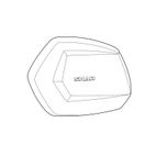 Tapa izquierda aluminio SHAD SH35 - motoscamaralweb.com