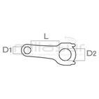 BIELA HONDA GX140. GX160. GX200 - motoscamaralweb.com