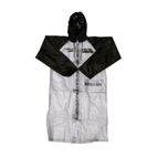 Impermeable RFX Race largo (transparente/negro). talla adulto mediana - motoscamaralweb.com