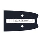 ESPADA ANOVA LAMINADA POULAN ZENOAH 12 - 3/8BP - .050 1.3mm - 45E - motoscamaralweb.com