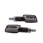Piloto trasero/intermitente LED HIGHSIDER smart Formula-TS 3in1 - cristal ahumado - homologado E - Pareja - motoscamaralweb.com